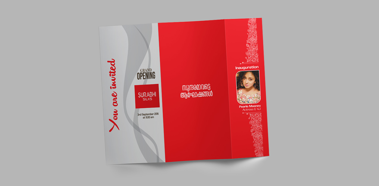 brand promotion pearly maaney invitation design